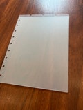 Disc Bound Frosted Top Tabs