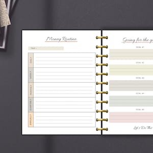 Budget Weekly Undated Planner 画像 5