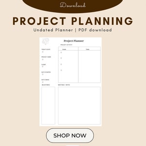 Project Planning (PRINTED VERSION)