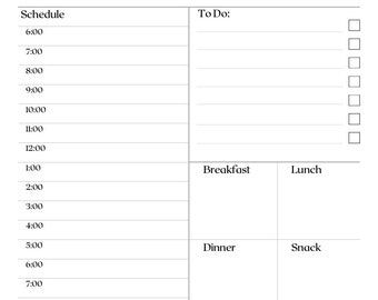Plan Your Day (DOWNLOAD)