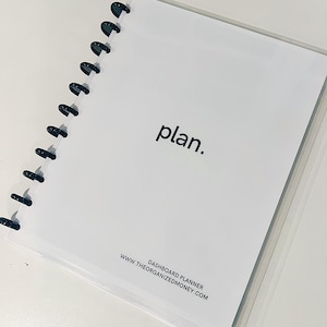 Agenda hebdomadaire non daté pour tableau de bord