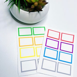 Bunte Box Aufkleber - Mid-Size