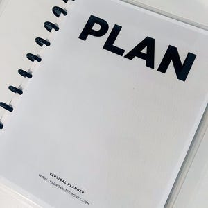 Agenda vertical hebdomadaire non daté