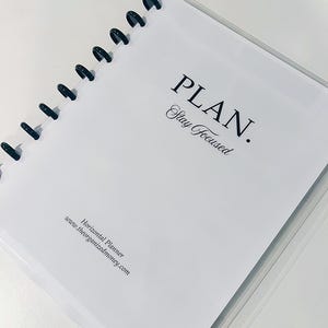 Agenda horizontal hebdomadaire non daté