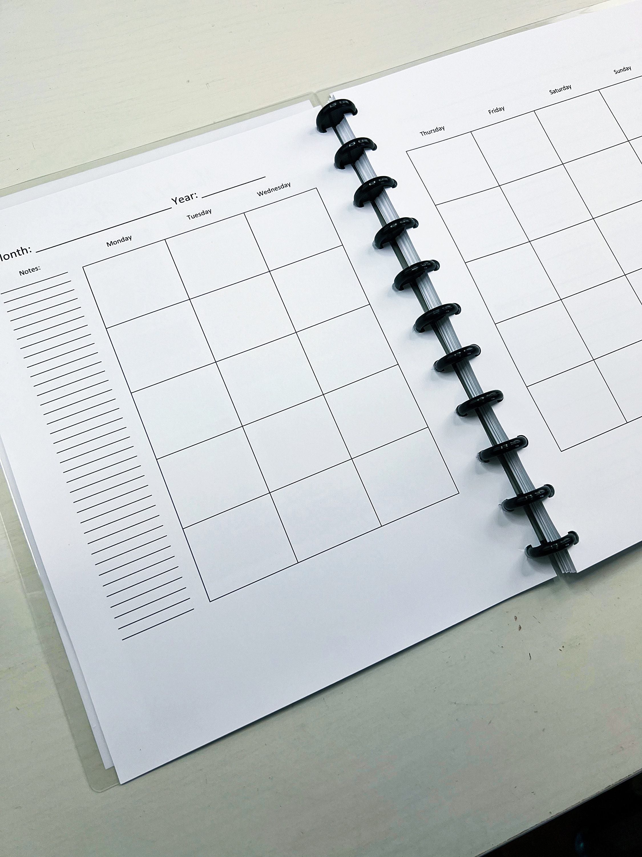 Tom Rabbette Planner Alaina's 2026 (UNDATED) TOM 90 Planner - 6 Sections (3 Month Planner ...