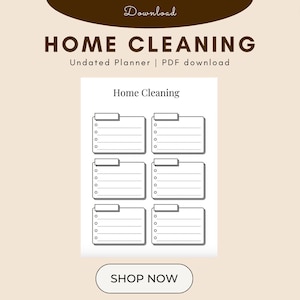 Home Cleaning Routine (DOWNLOAD)