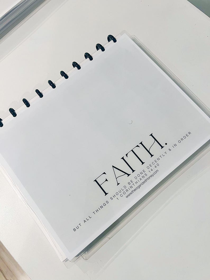 Faith Planner (DOWNLOAD) image 1