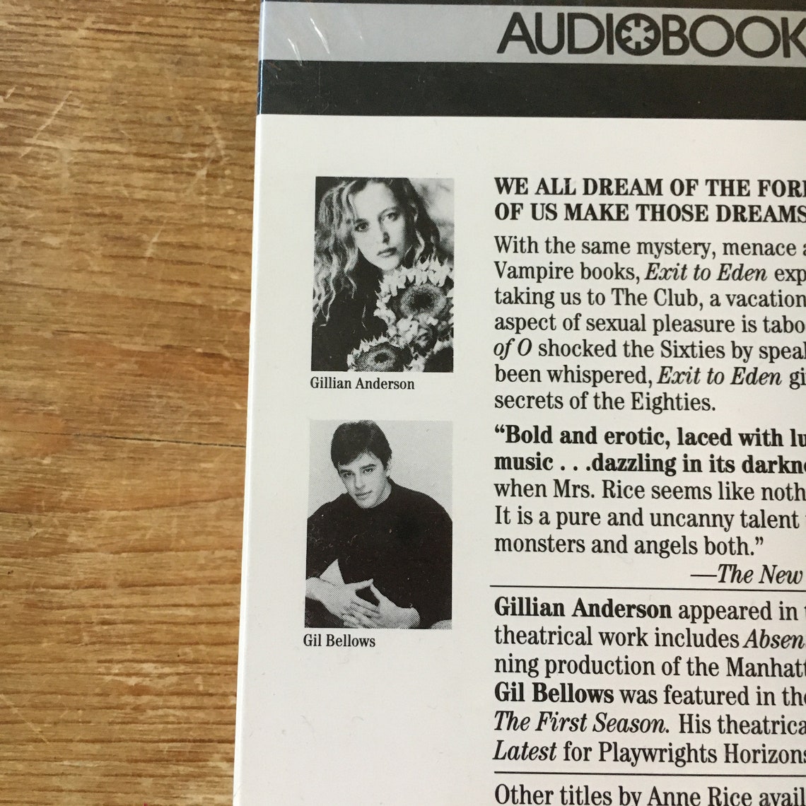 Exit to Eden Cassette Audio Book by Anne Rice read by