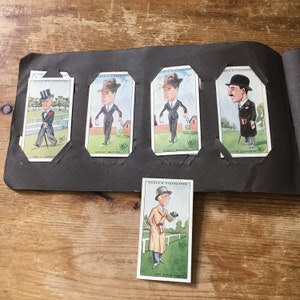 5 Cards 1929 Ogden&#39;s Cigarette Cards &quot;Turf Personalities&quot;  (One is a Duplicate)