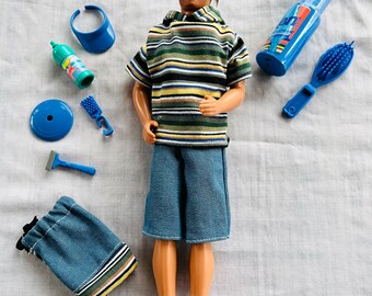 Shaving Fun Ken 1994 Doll Set With Accessories Mattel 12956 Etsy