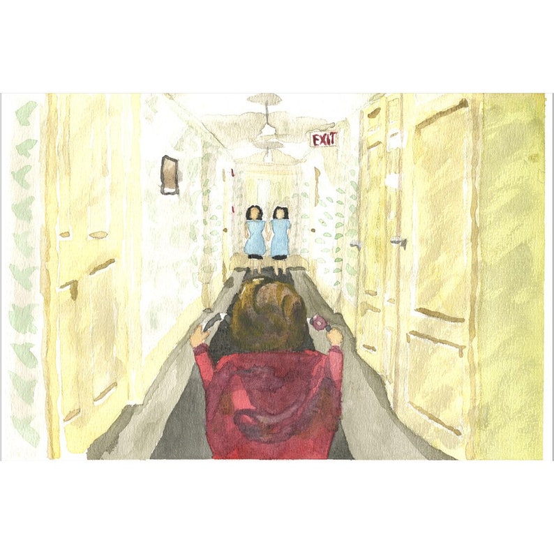 The Shining Danny Tricycle Giclee Art Prints Etsy