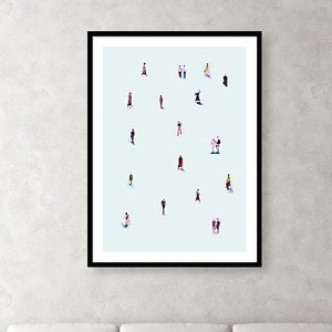 Original Watercolour painting Diverse world Impressionism art, Modern art, Interior painting, Contemporary Art, Wall art