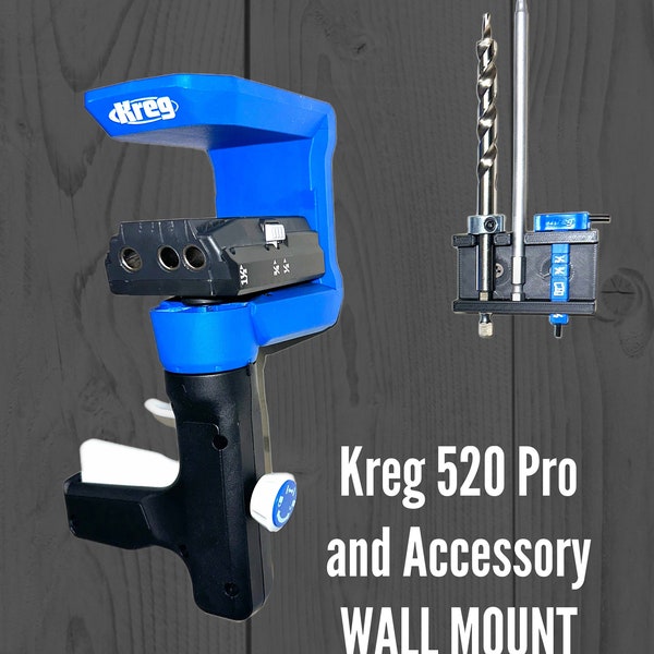 Wall Mount for the Kreg 520 Pro + accessories