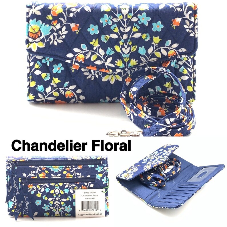 Vera Bradley Strap Wallet Crossbody Bag Multi Pattern Etsy