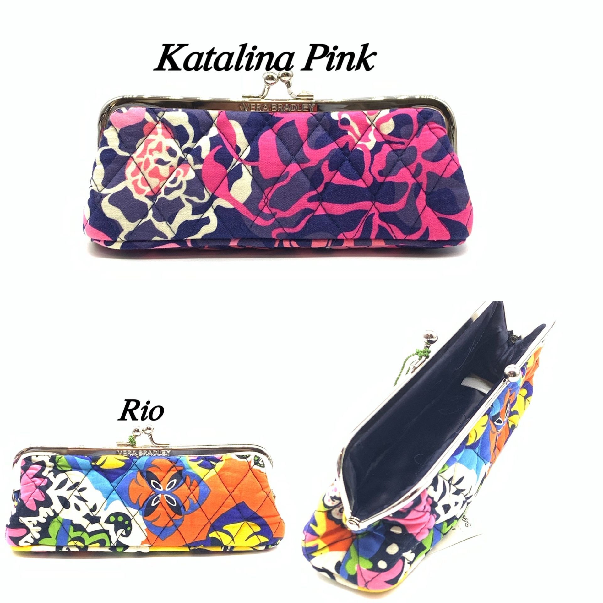 Vera bradley mini online kiss lock coin purse