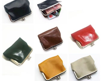 Genuine Pu Leather Women Kiss Kiss Coin Purse Change Purse Wallets for Women With Gift Bag - Perfect Gift