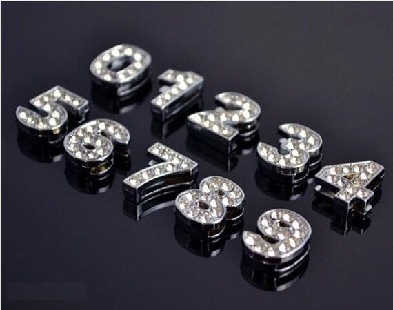 Rhinestone store slide charms