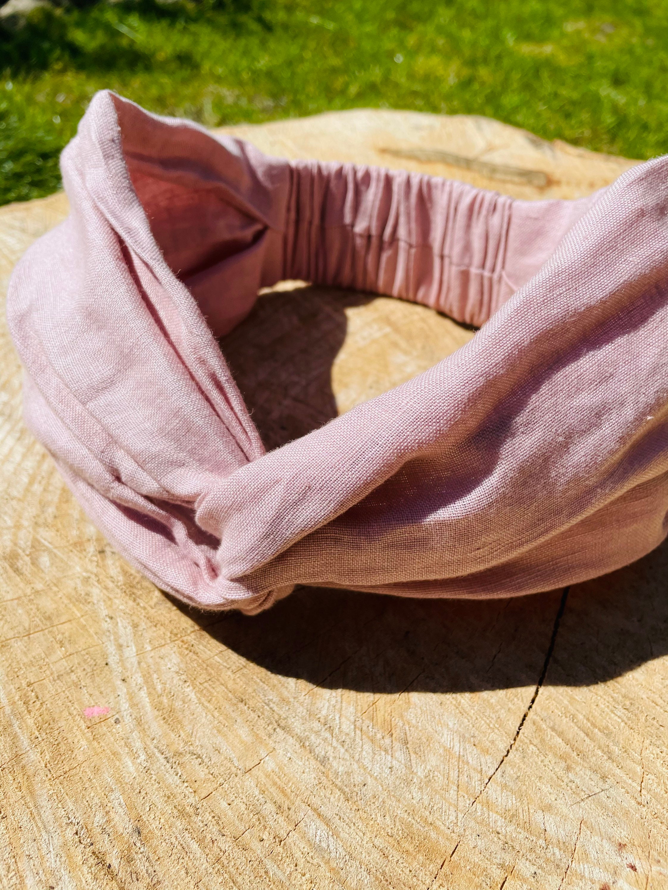 100 Linen twistband wide headband yoga ecofriendly gift Etsy