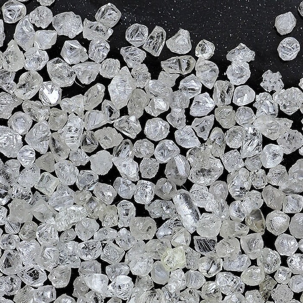 1.00 TCW White Natural Rough Diamond, 170Pcs Natural White Tiny Raw Diamonds For Jewelry, Rohdiamant Brut Diamant