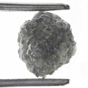 Ruwe losse diamant 2,85 karaat natuurlijke ruwe ongeslepen diamant wit grijze kleur conflictvrije diamanten, Afrikaanse losse onbewerkte diamanten