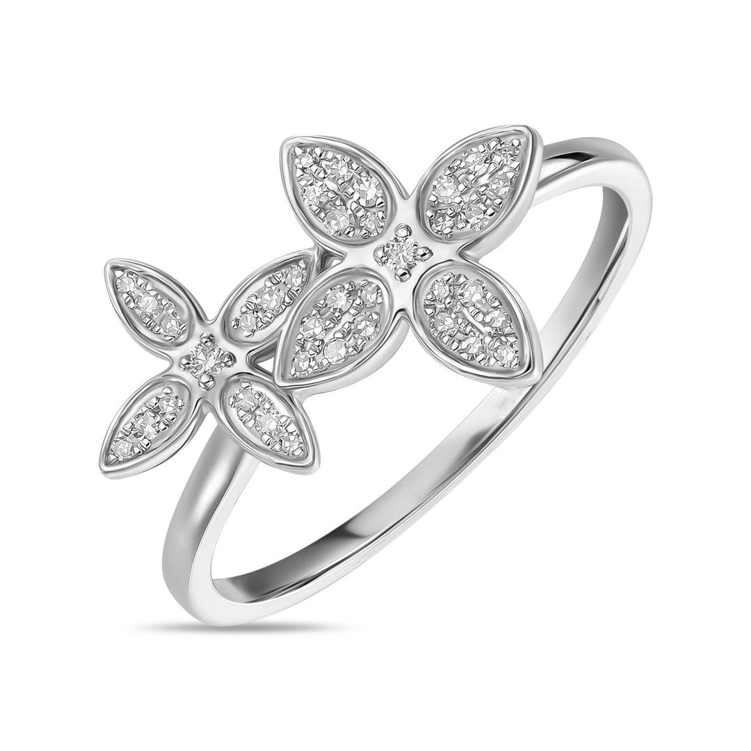 Anello Di Fidanzamento Trilogy Diamante Oro Bianco E Rosa 9K 3 Diamanti - Foto 9