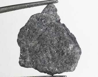 17.88 Ct Rough Grey Diamond, Natural Uncut Stone, 20 MM