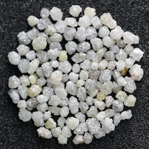RAW DIAMOND FORSTUD, UNCUT DIAMOND FOR JEWELRY, WHITE DIAMOND