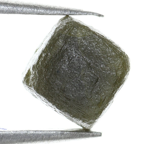 Diamant Brut Vert Naturel 1.45 Carats – Non Taillé – Origine Afrique Du Sud