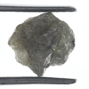 Ongeslepen diamant 3,11 karaat natuurlijke ruwe ruwe losse diamant wit grijze kleur conflictvrije diamanten, Afrikaanse losse ruwe diamanten