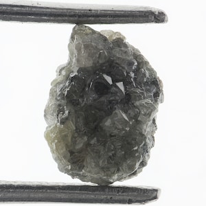 Ongeslepen diamant Ruwe losse diamant 1,82 karaat natuurlijke ruwe witgrijze kleur conflictvrije diamanten, Afrikaanse losse onbewerkte diamanten