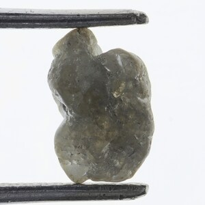 Ruwe losse diamant 2,03 karaat natuurlijke ruwe ongeslepen diamant wit grijze kleur conflictvrije diamanten, Afrikaanse losse onbewerkte diamanten