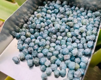 Blue Raw Diamond, Loose Rough Diamond, Blue Gemstone, Blue Gemstone Solitaire, Natural Blue Diamond 3.50TO4.00MM 2-3PCS