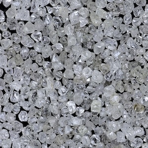 340 stuks, 2,00 ct, kristalwitte natuurlijke ongeslepen ruwe diamanten voor sieraden