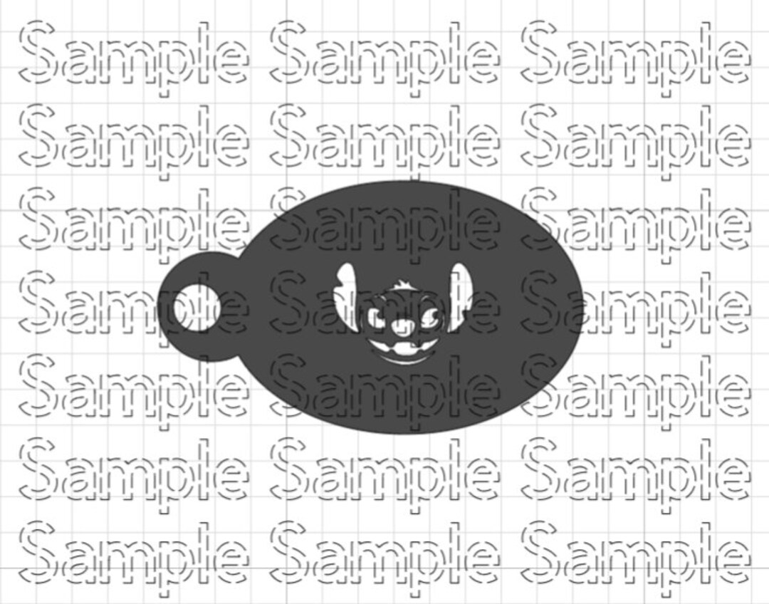 Stitch Face Painting STENCIL - Etsy