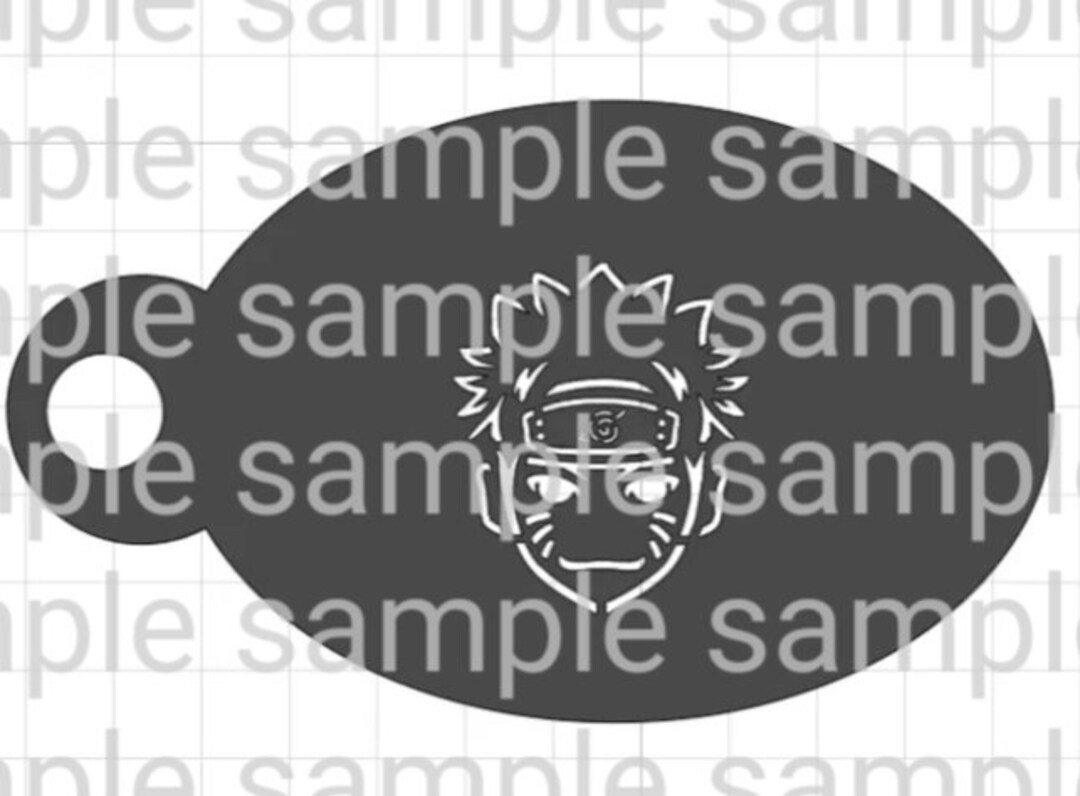 Naruto Face Painting Stencil - Etsy