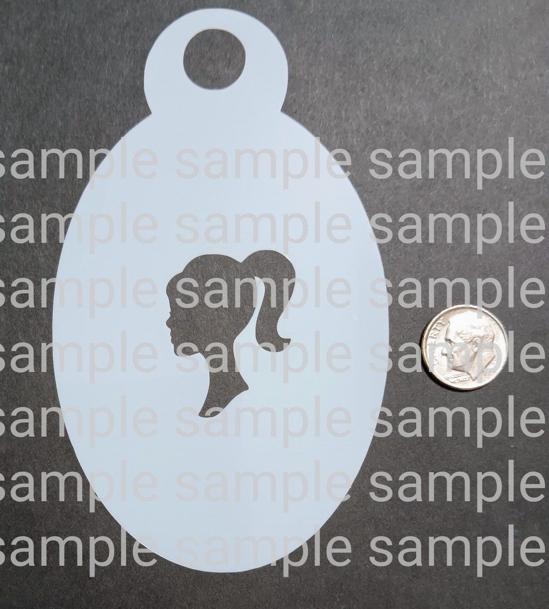 BARBIE Face Painting Stencil Etsy