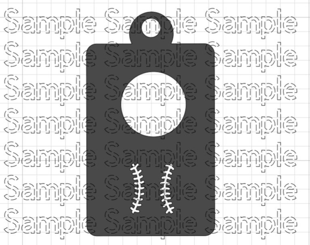 Baseball Face Painting STENCIL Etsy