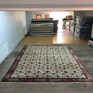 Early 1950s Large Vintage Turkish Rug
