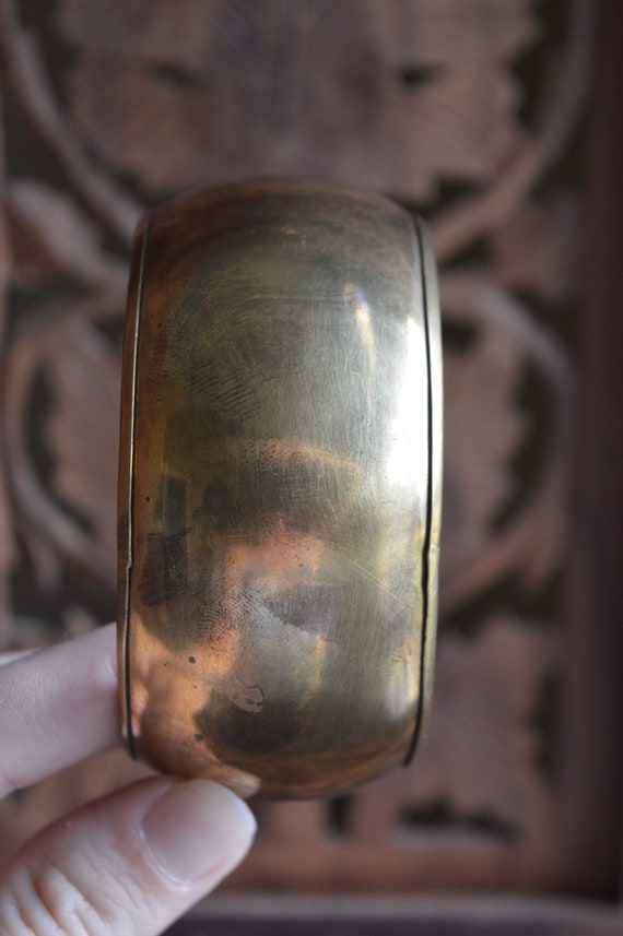 Copper Bangle Bracelet - Vintage Copper Bracelet … - image 3