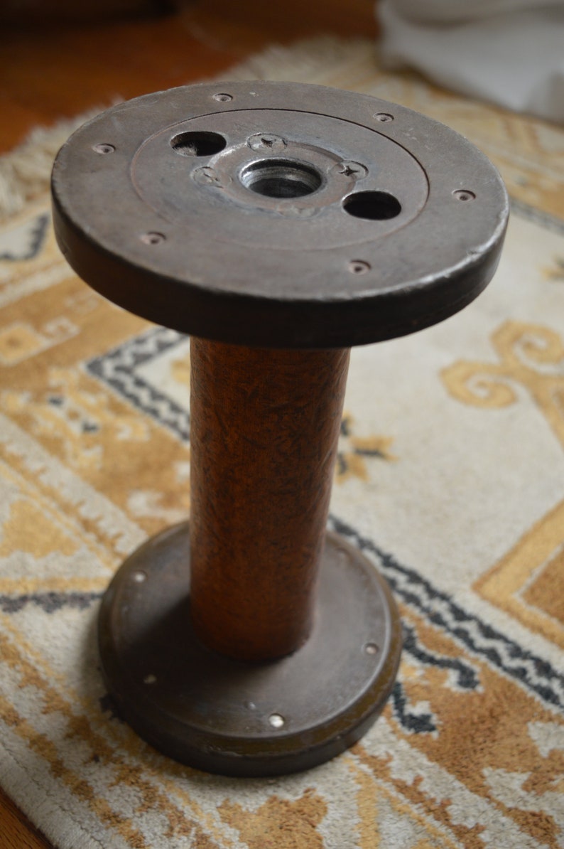 Wood & Metal Spool Sewing Bobbin Industrial Antique Etsy UK