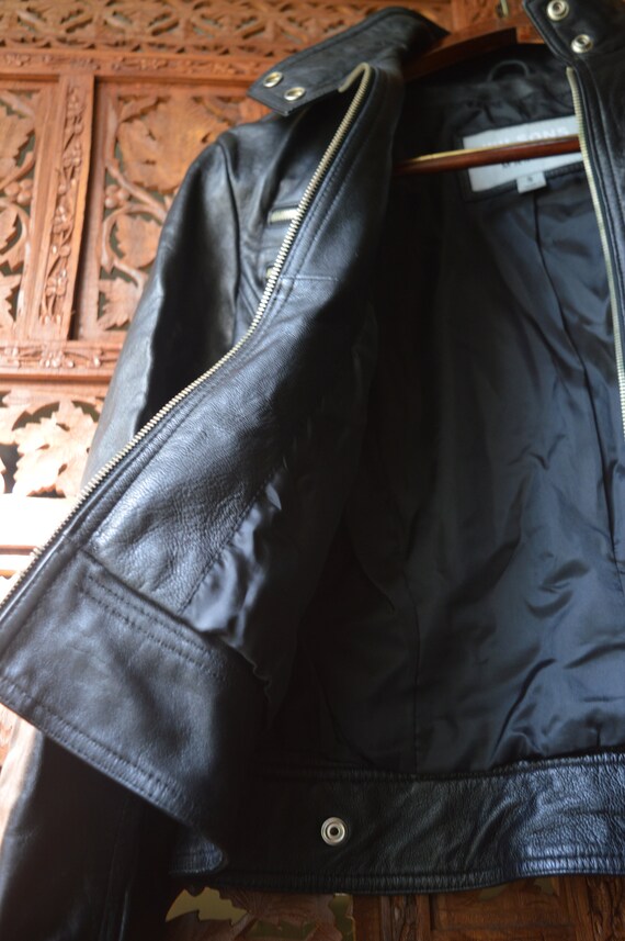 90s Leather Jacket - Wilson's Leather Maxima Jack… - image 3