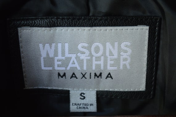 90s Leather Jacket - Wilson's Leather Maxima Jack… - image 8