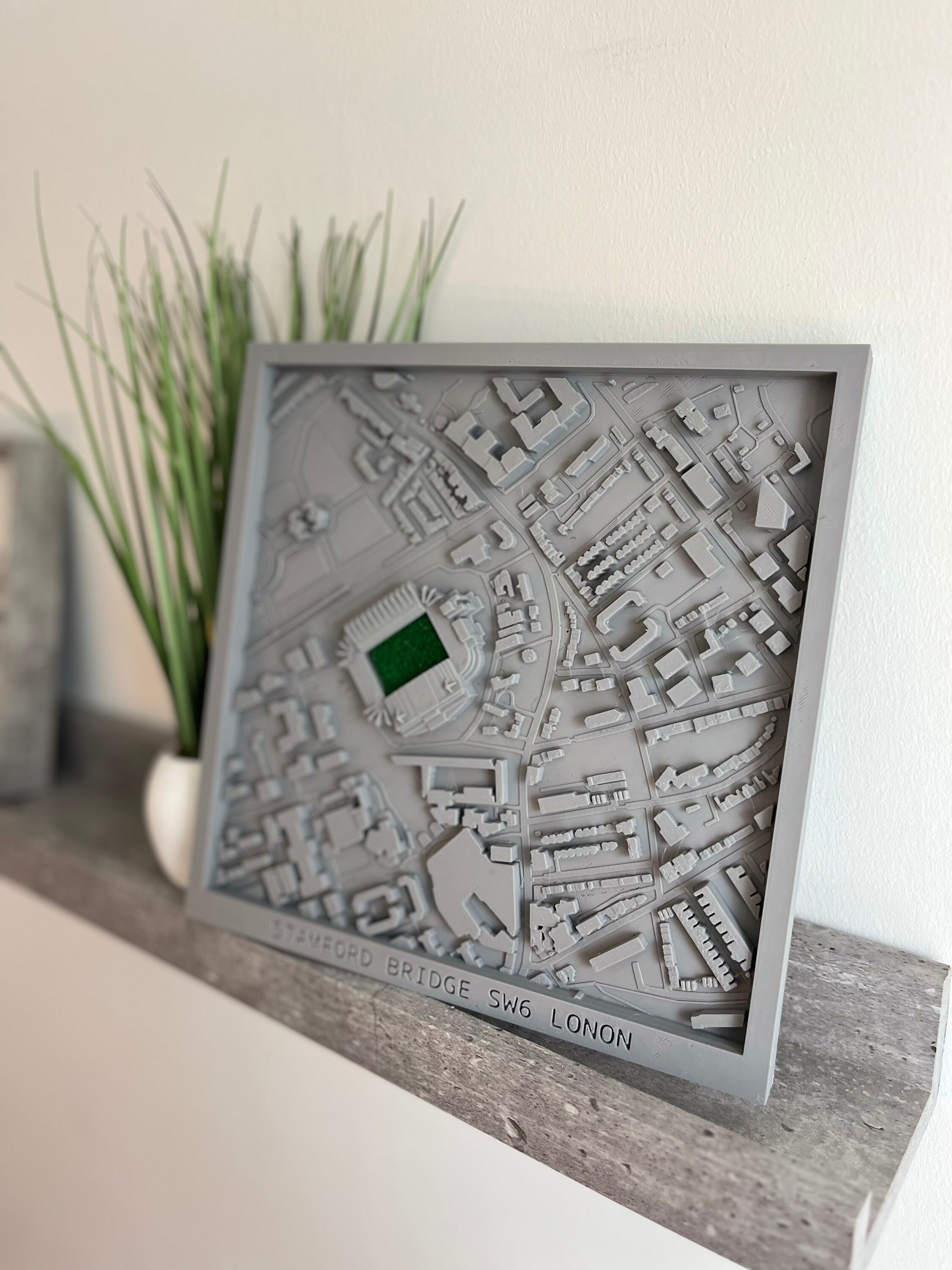 Chelsea Football Stadium 3d Stanford Bridge London Map Postcode - Etsy UK