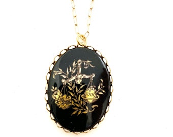 libra charm astrology Vintage libra necklace cool libra necklace horoscope sign gift boho libra vintage zodiac libra necklace