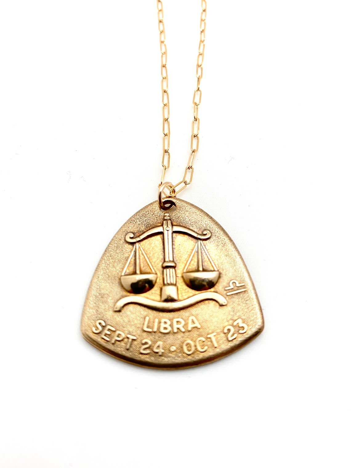 Vintage Libra Charm Scales Necklace Vintage Boho Necklace Etsy