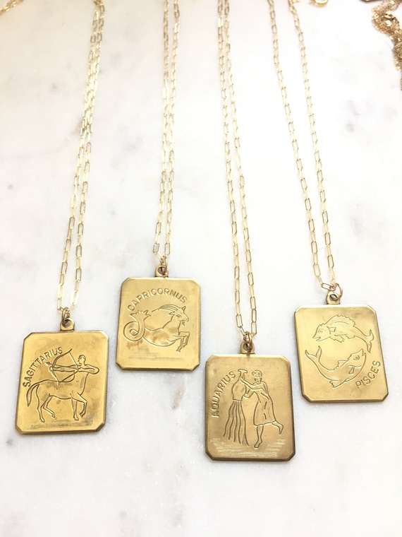 libra charm astrology Vintage libra necklace cool libra necklace horoscope sign gift boho libra vintage zodiac libra necklace
