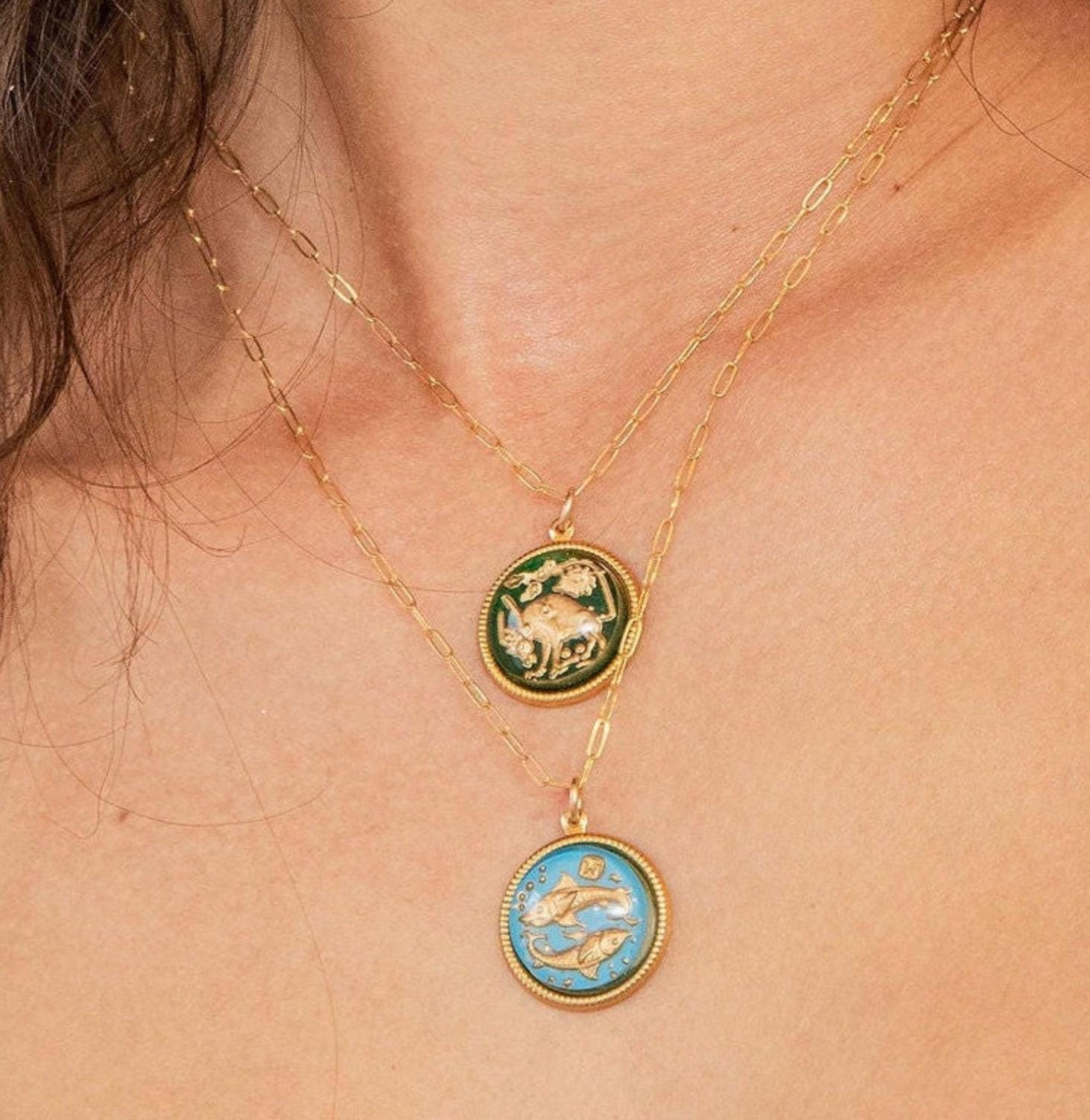 Collier Vintage Années 70 - Maillons Striés Rhodiés Dorés - Longueur 46-50 Cm