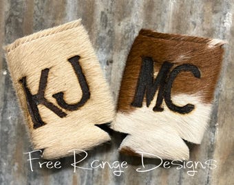 Cowhide Drink Holder