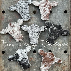 Cowhide Magnets: Assorted Unique Hide Designs