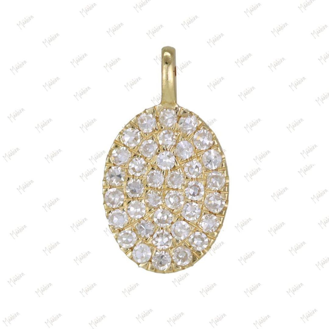 Classic Diamond Disc Charm main image 1